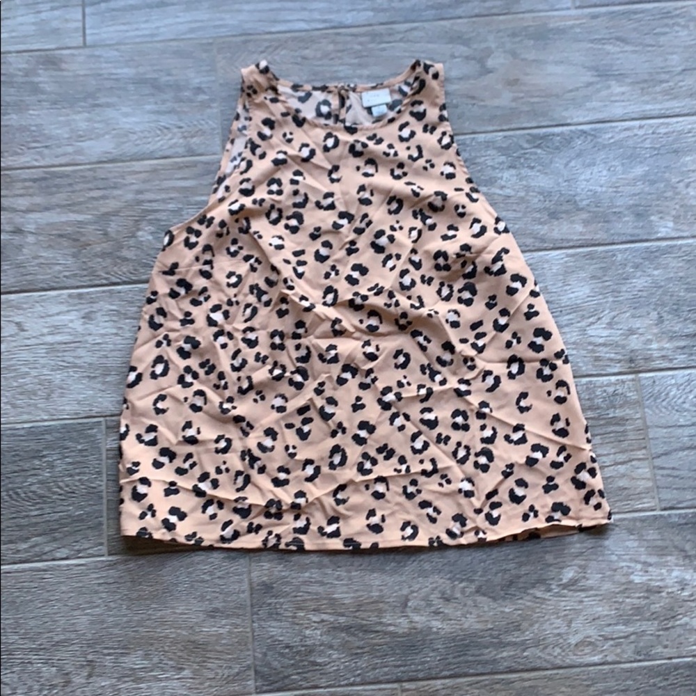 A new day leopard print tank top